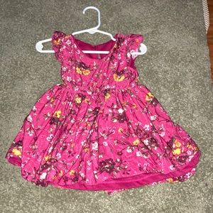 Nannette kids pink floral dress size 2T